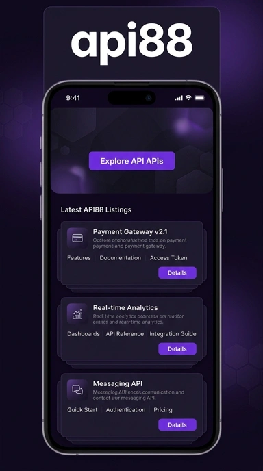 Tampilan halaman daftar api88