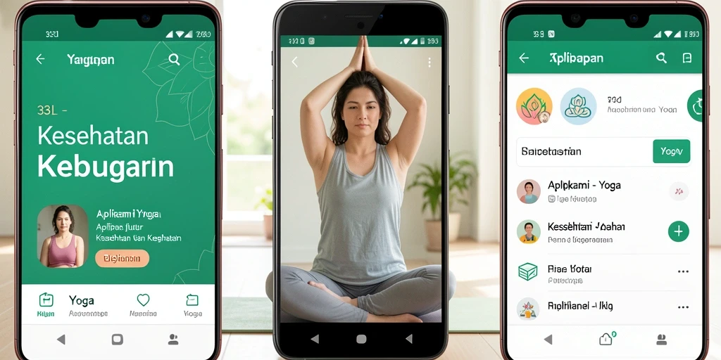 Antarmuka aplikasi Yoga 33L yang menarik dan informatif.
